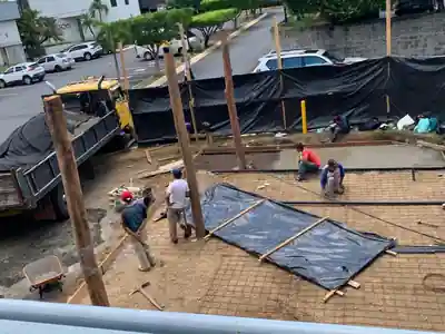 Construcción de la terraza Crafted